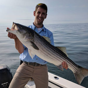 Weston with the big catch!